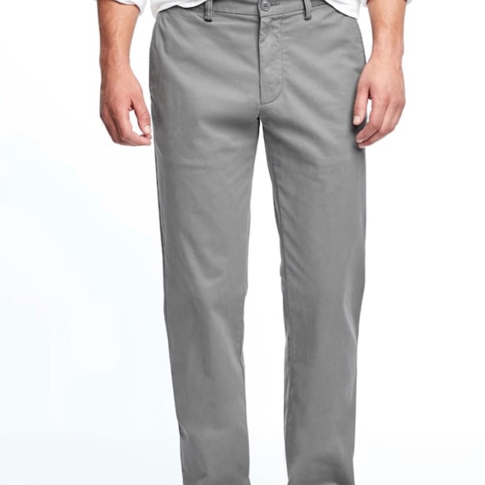Old Navy ultimate straight chinos 28x30 Grey stone